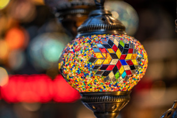 the colorful lantern  from istanbul