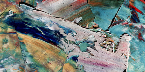 Colorful abstract background wallpaper. Modern motif visual art.  Mixtures of oil paint. Trendy hand painting canvas. Wall decor and Wall art prints Idea.  3D Texture.Colorful abstract 