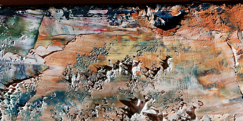 Colorful abstract background wallpaper. Modern motif visual art.  Mixtures of oil paint. Trendy hand painting canvas. Wall decor and Wall art prints Idea.  3D Texture.Colorful abstract 