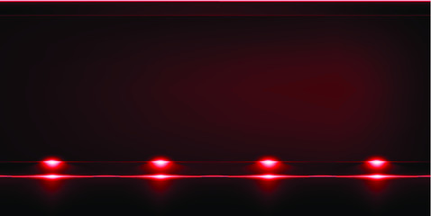 Background with glowing red Lights. Beautiful banner design with glowing glittering lights 