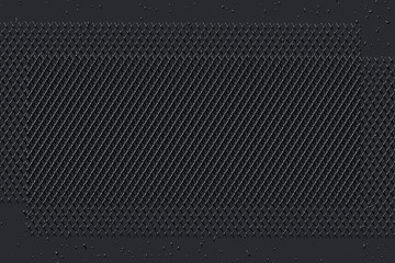 Trendy dark gray background with texture mesh.
