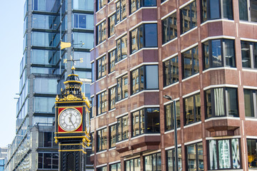 Little Ben in the City of Westminster, Victoria Street, London, England, UK