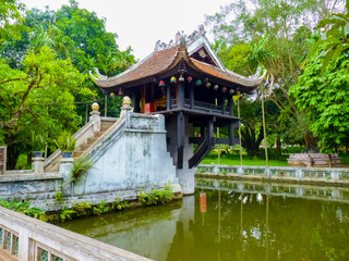 Chua Mot Cot Pagoda, Hanoi, Vietnam