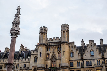 Dean's Yard Gatehouse near Westminster Abbey, London