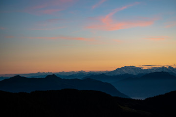 Fototapeta premium Un autre jour se termine