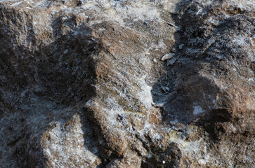 Texture of untreated large rock stone. background of a natural stone