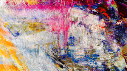 Colorful abstract background wallpaper. Modern motif visual art.  Mixtures of oil paint. Trendy hand painting canvas. Wall decor and Wall art prints Idea.  3D Texture.Colorful abstract 