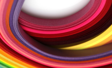 Naklejka premium Abstract color rainbow strip paper background. T