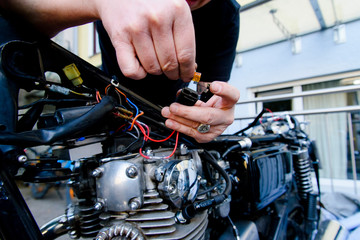 Motorrad Reparatur