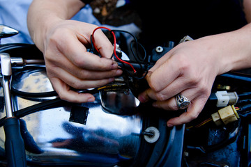 Motorrad Reparatur