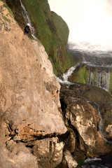 headless fisherman catching fish or adventures on his ass