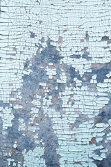 cracked blue wall. background and texture. copy space