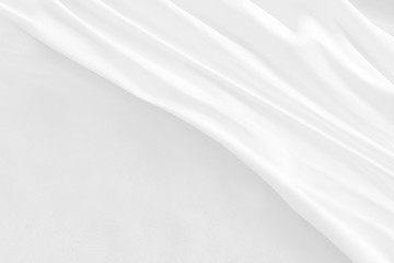 Obraz premium soft light and shadow fabric abstract smooth curve shape decorative modern fashion white and gray background