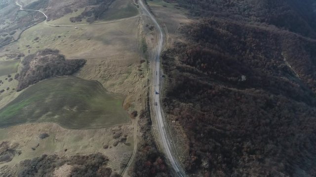 View from the top of Bazarduzu, Azerbaijan.