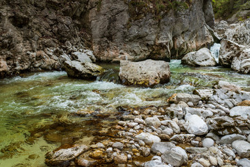 torrential mountain stream of Austria