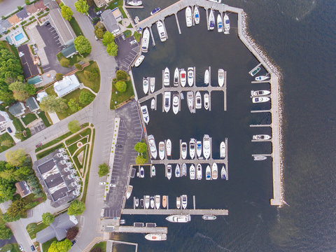 Aerial Drone Photography | Fish Creek Marina Door County WI