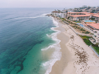 Aerial Drone Photography   Beach in La Jolla San Diego California 1 © Matt Sampson Photos
