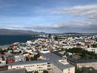 Fototapeta na wymiar Aussicht auf Reykjavik