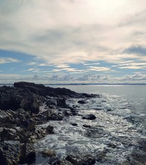 Obraz premium sunset over the sea