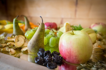 Decorative fruit at the party