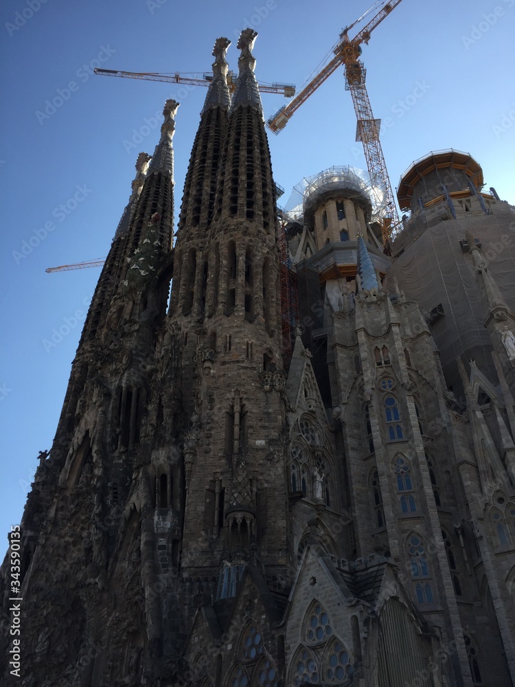 Wall mural historisches barcelona