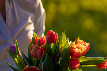 Blumenstrauß Bescherung