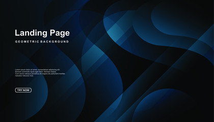 Creative geometric background. Trendy gradient shapes composition. Eps10 vector.