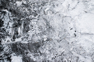 Black and white stucco texture with gradient and grunge