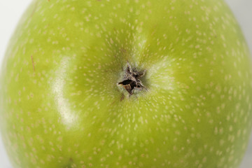 fresh green apple healthy fruit studio light