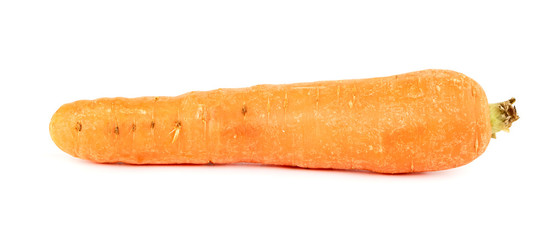 Fresh Carrot isolated on white background, Clipping path