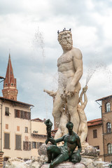 Statue of Nettuno. Piazza della Signoria, Florence © Leandro