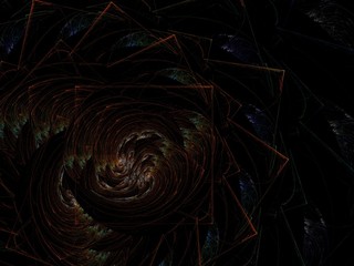 Imaginatory fractal background Image