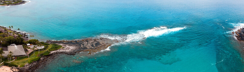 Kapalua point jutting out into the Pacific Ocean