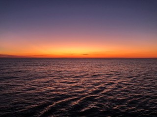 Sunset over the Atlantic