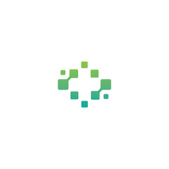 Fototapeta na wymiar Abstract technology logo template vector icon