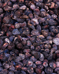 Dried figs - abstract background