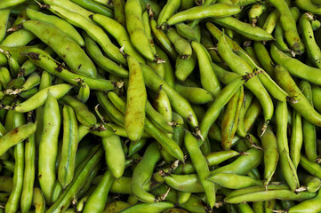 Green beans background