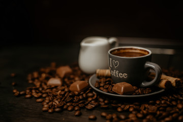 Black coffee