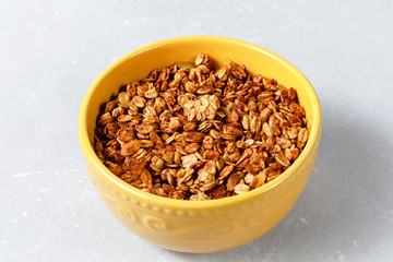 Oatmeal granola bowl - healthy breakfast