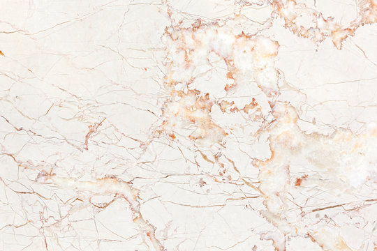 Polished white marble with beautiful pattern and texture. Background image.