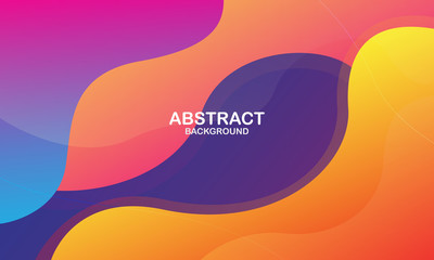 Colorful geometric background. Dynamic shapes composition. Eps10 vector