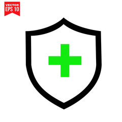 Obraz premium switzerland flag button cross Icon symbol Flat vector illustration for graphic and web design. 