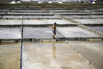 Salt mines in Aveiro