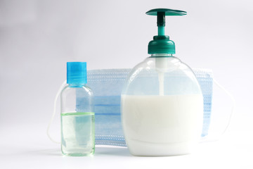 Healthy life style pink accessories on white background, top view, flat lay. Diet and fitness concept, rerecording achievements, setting goals. 