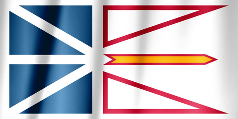 Canadian provinces flags series - Newfoundland and Labrador