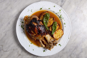 Ham hock, codillo asado
