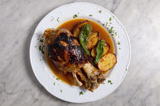 Ham hock, codillo asado