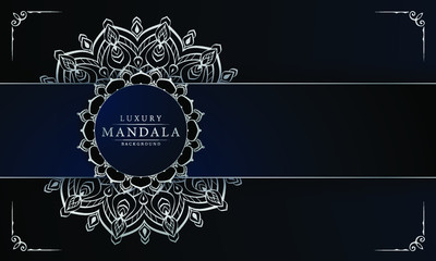 Elegant floral background with frame