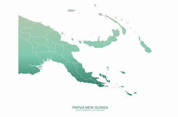 vector map of papua new guinea. 
National Map of Papua New Guinea.