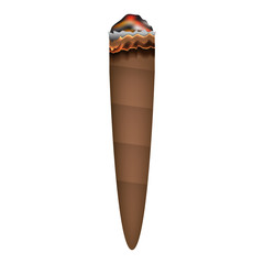 lit cigar in full color